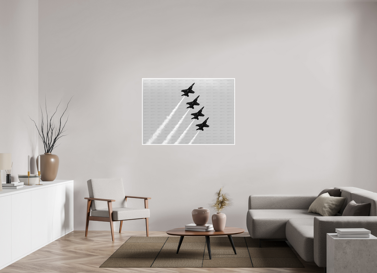 50.4 x 36″, Fine Art Print Blue Angels #12