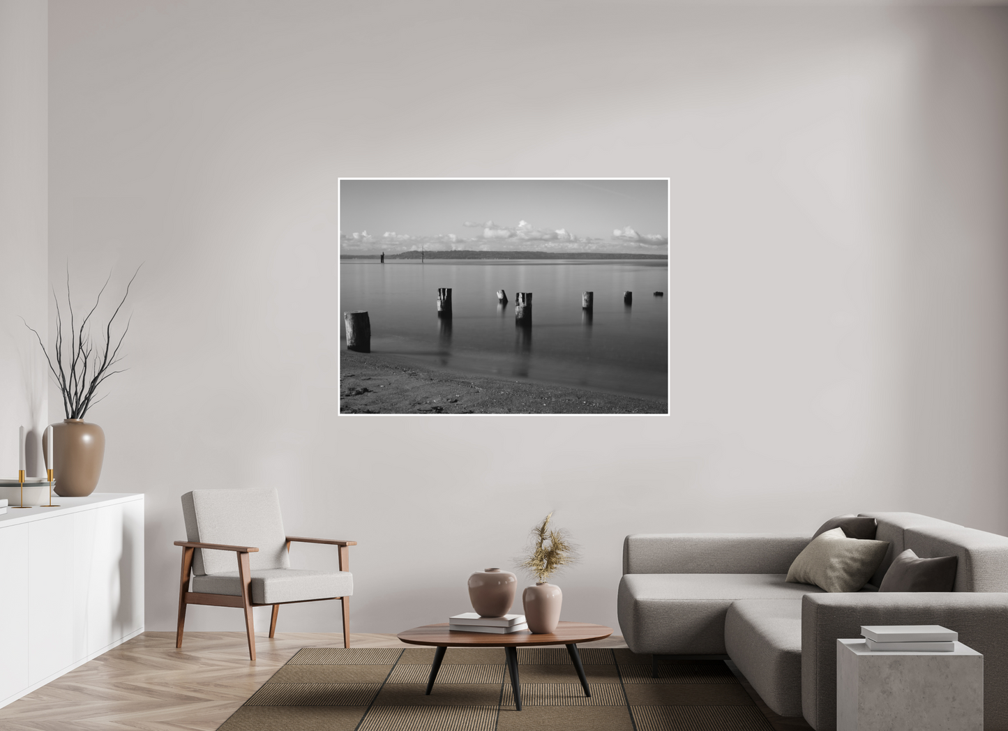 65.8 x 47″, Ilford B&W Photo Print Under Acrylic Glass Serenity