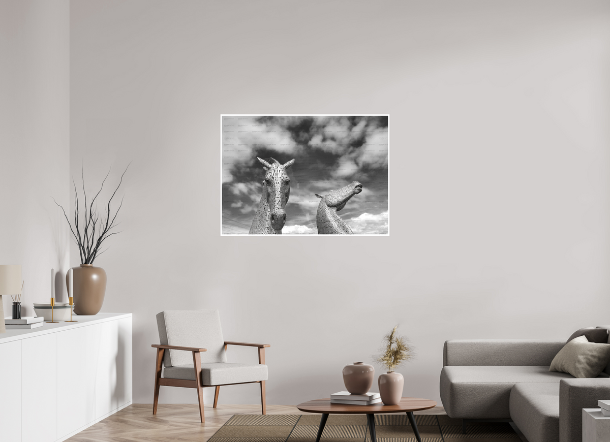 44.8 x 32″, Fine Art Print on Smooth Paper Kelpies