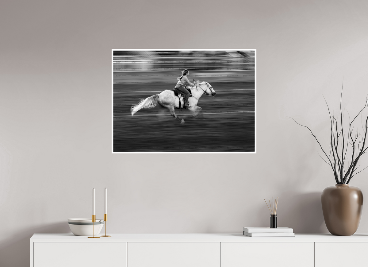 33.6 x 24″, Photo Print On Ilford Baryta Paper Giddyup