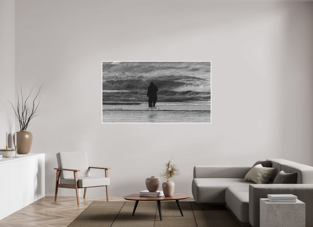 70 x 39.4″, Fine Art Print Fisherman