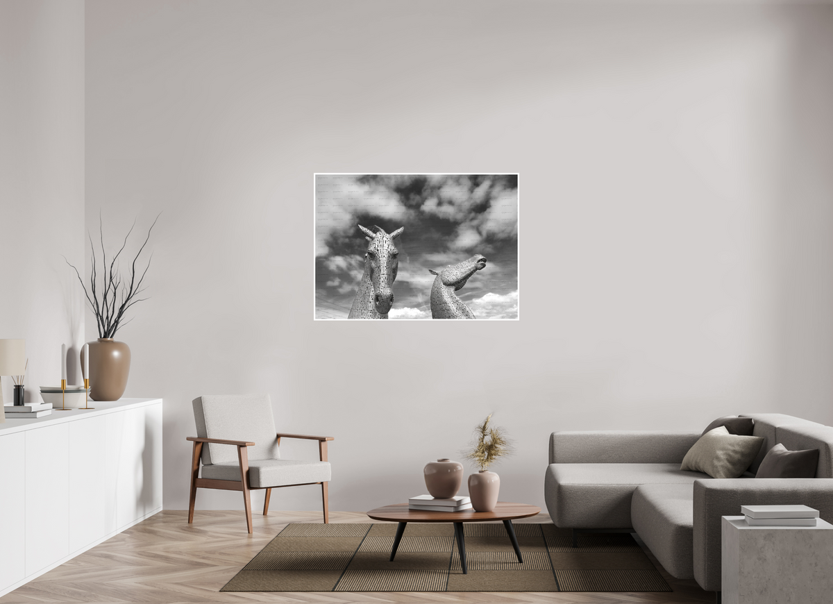 50.4 x 36″, Fine Art Print on Smooth Paper Kelpies