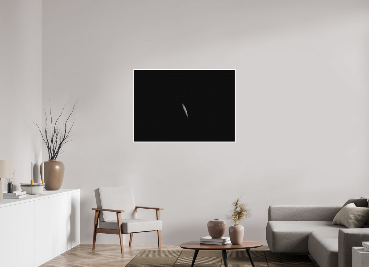 44.8 x 32″, Fine Art Print Float Like a Feather