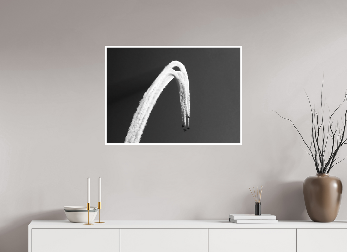 33.6 x 24″, Ilford B&W Photo Print Under Acrylic Glass Blue Angels #2