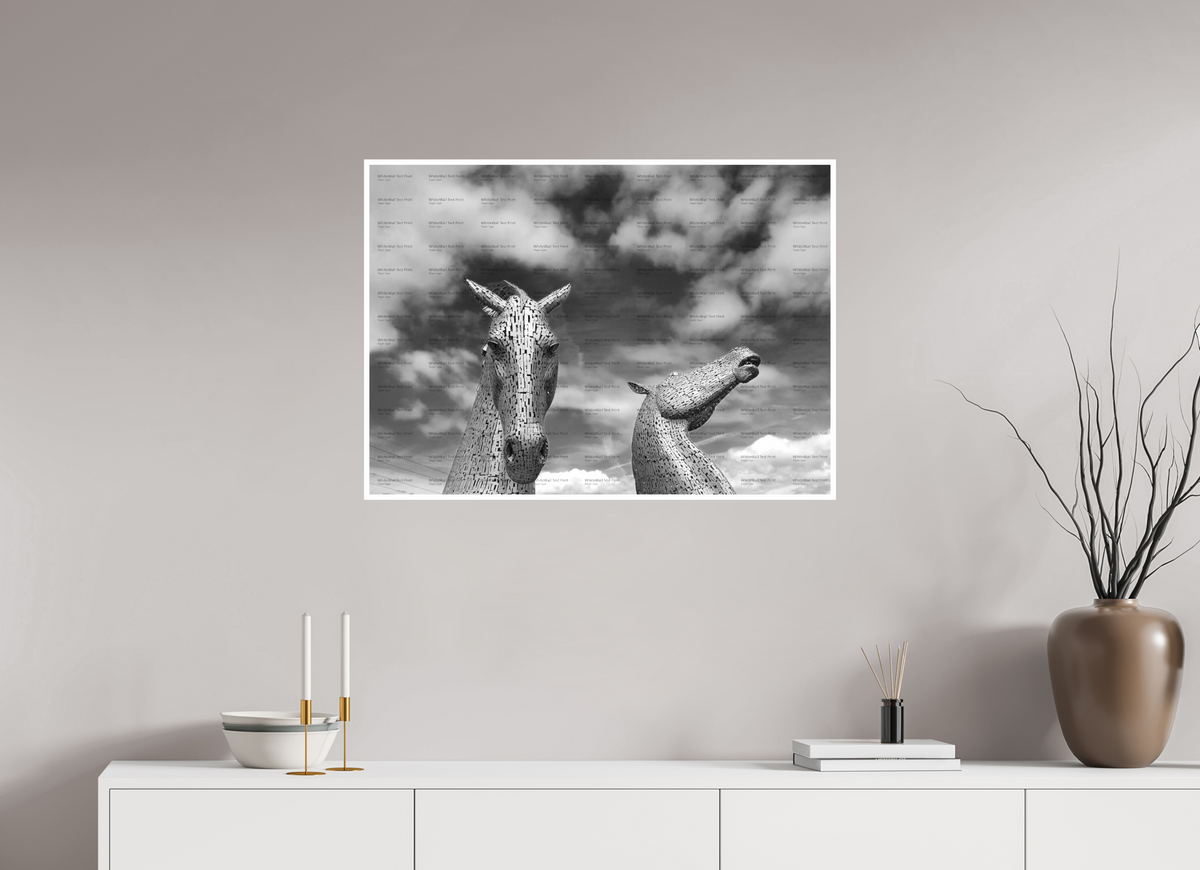 33.6 x 24″, Photo Print On Ilford Baryta Paper Kelpies