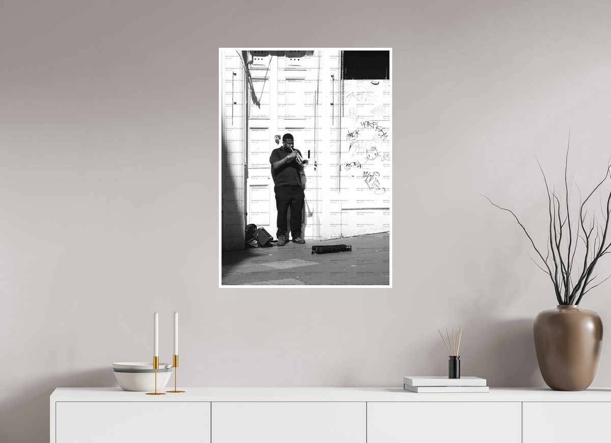 24 x 33.6″, Fine Art Print Blues Man