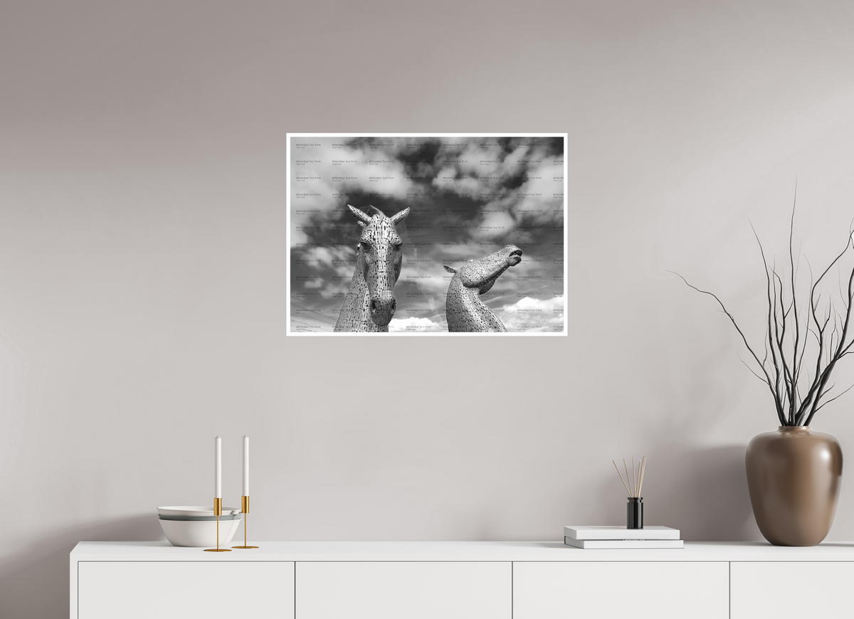 28 x 20″, Photo Print On Ilford Baryta Paper Kelpies