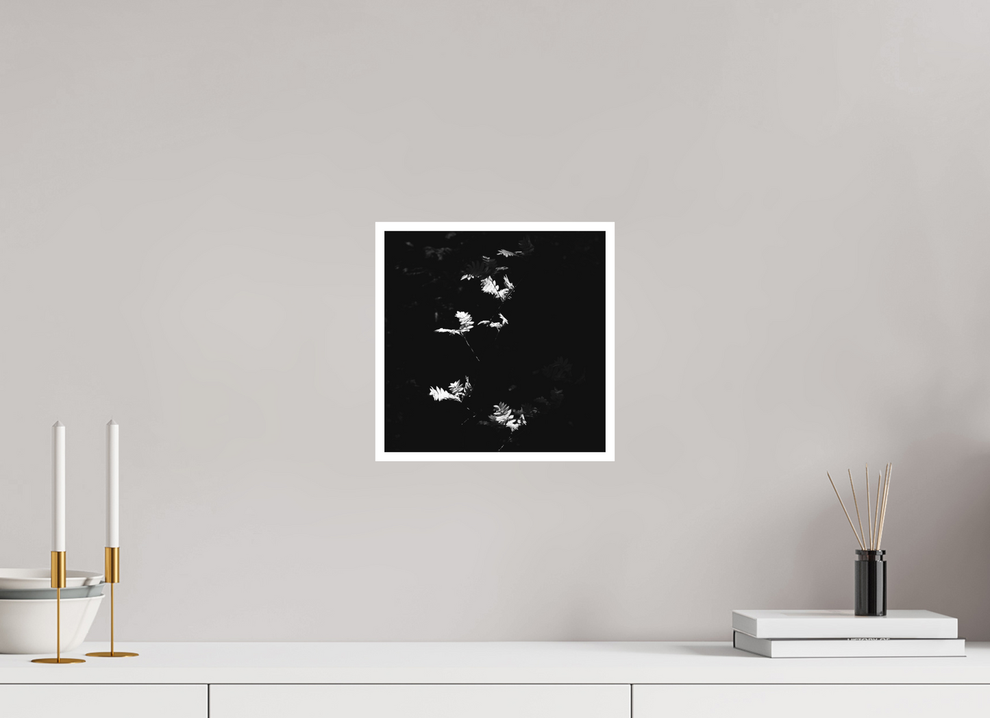 10 x 10″, Ilford B&W Photo Print Under Acrylic Glass Sun Trap