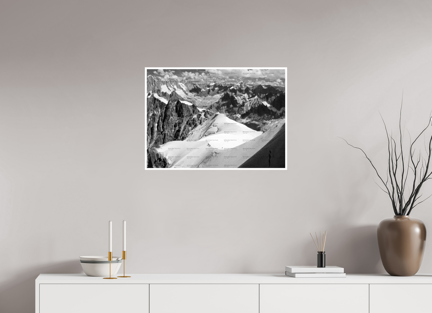 28 x 20″, Photo Print On Ilford Baryta Paper Aiguille du Midi #4