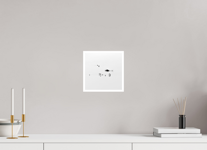 8 x 8″, Ilford B&W Photo Print Under Acrylic Glass The Gathering