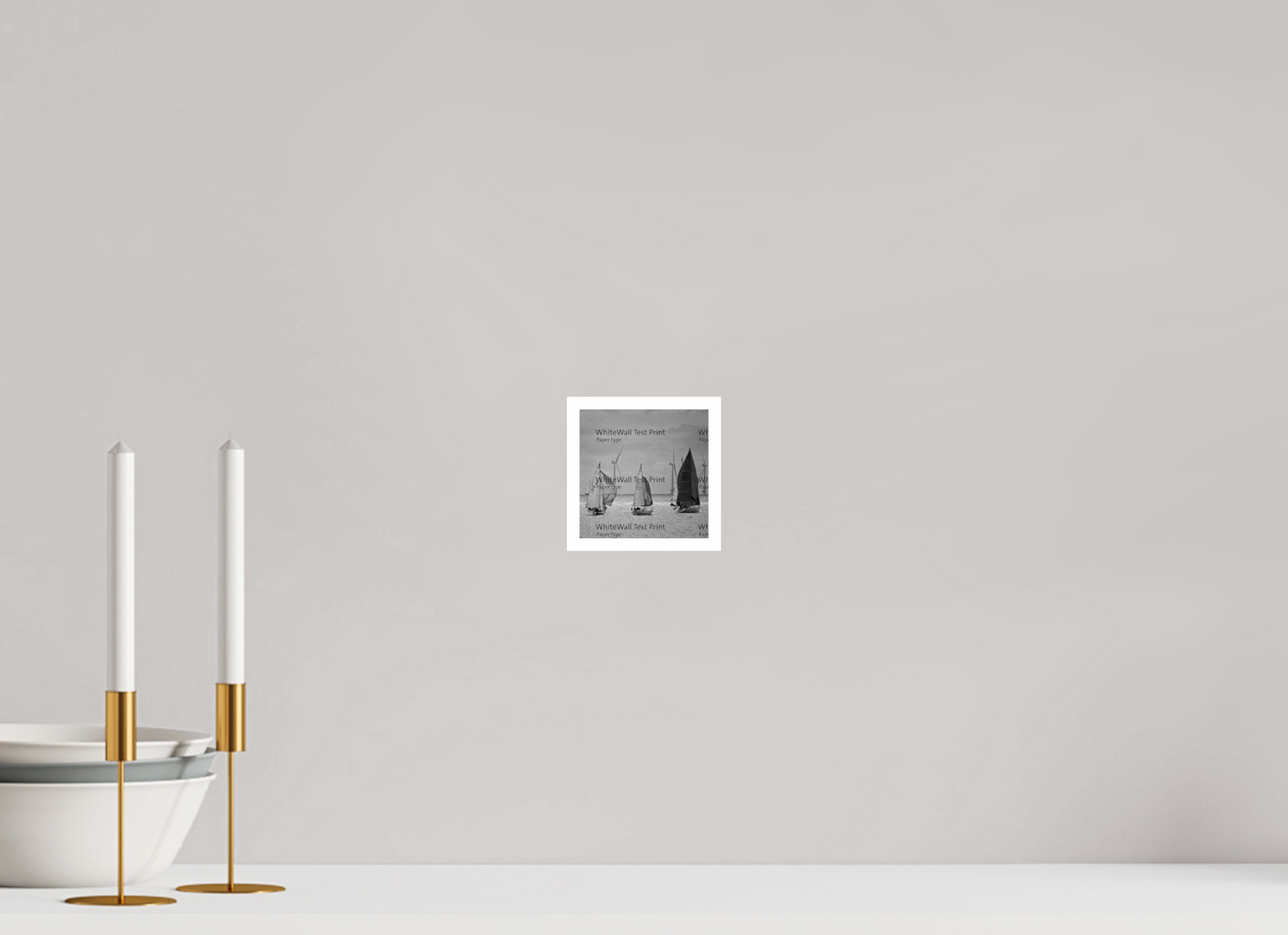 4 x 4″, Photo Print On Ilford Baryta Paper Wind Power #1