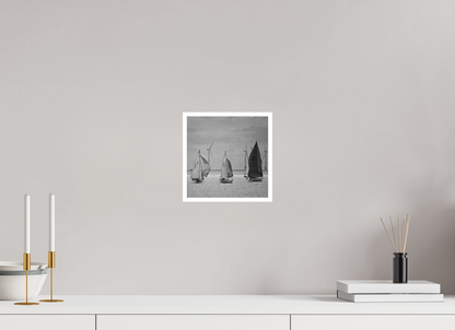 8 x 8″, Ilford B&W Photo Print Under Acrylic Glass Wind Power #1