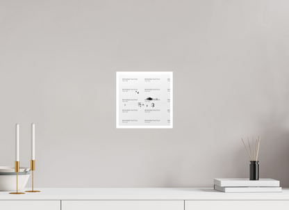 8 x 8″, Fine Art Print on Smooth Paper The Gathering