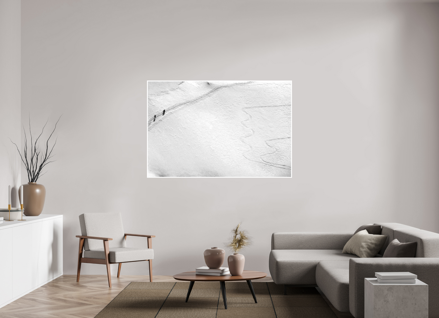 66 x 44″, Ilford B&W Photo Print Under Acrylic Glass Aiguille du Midi #2