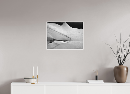 24 x 18″, Ilford B&W Photo Print Under Acrylic Glass Aiguille du Midi #1