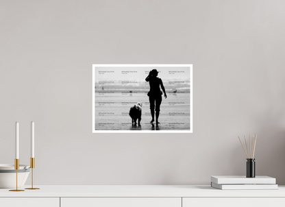 15 x 10″, Photo Print On Ilford Baryta Paper Companions at the Beach