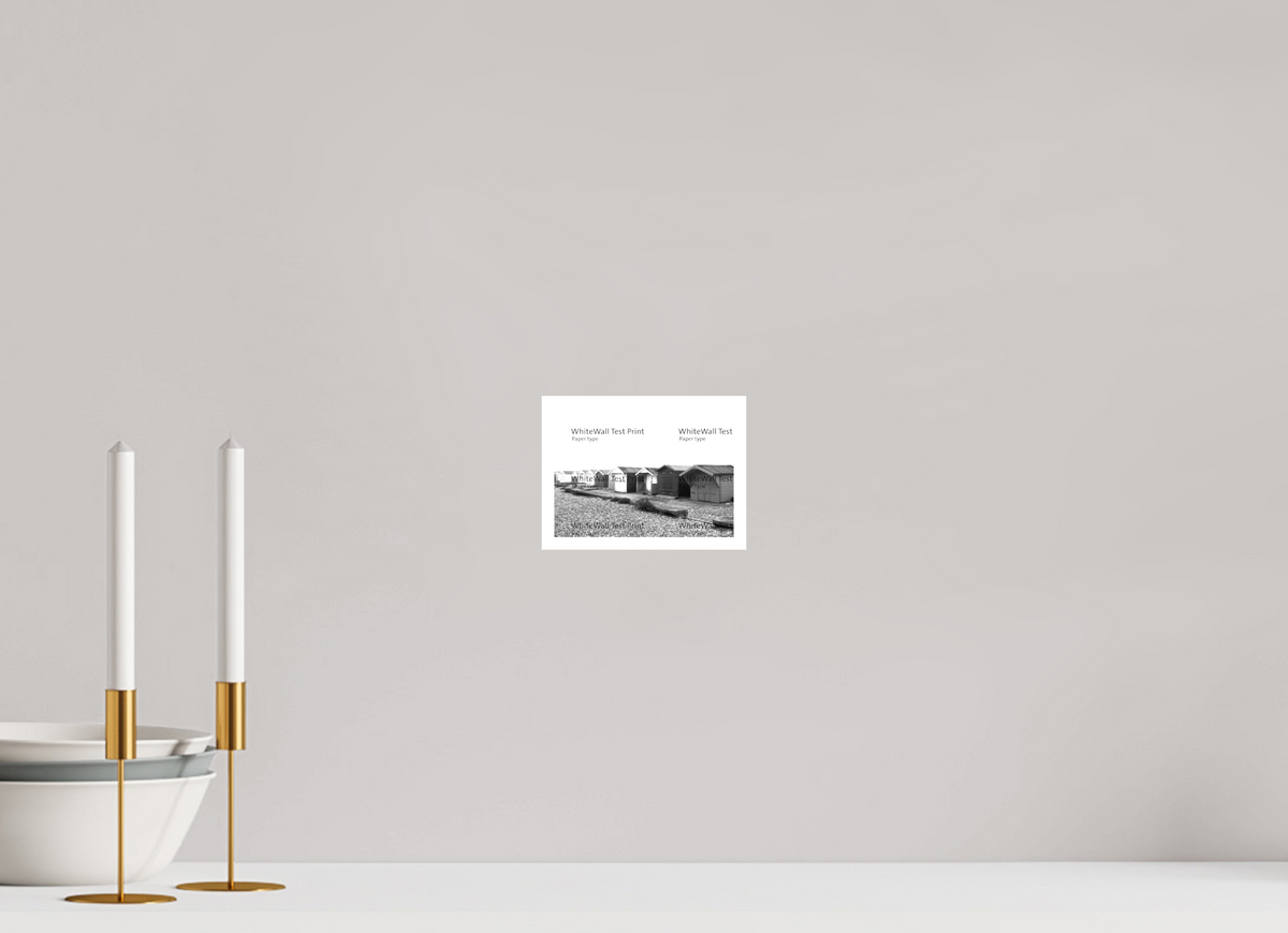 5.6 x 4″, Fine Art Print Beach Huts