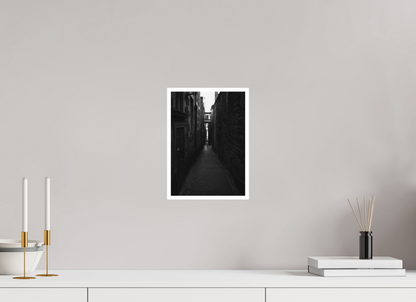 8 x 11.2″, Ilford B&W Photo Print Under Acrylic Glass Anchor Close, Edinburgh