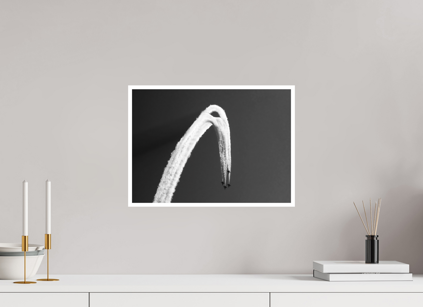 16.8 x 12″, Ilford B&W Photo Print Under Acrylic Glass Blue Angels #2