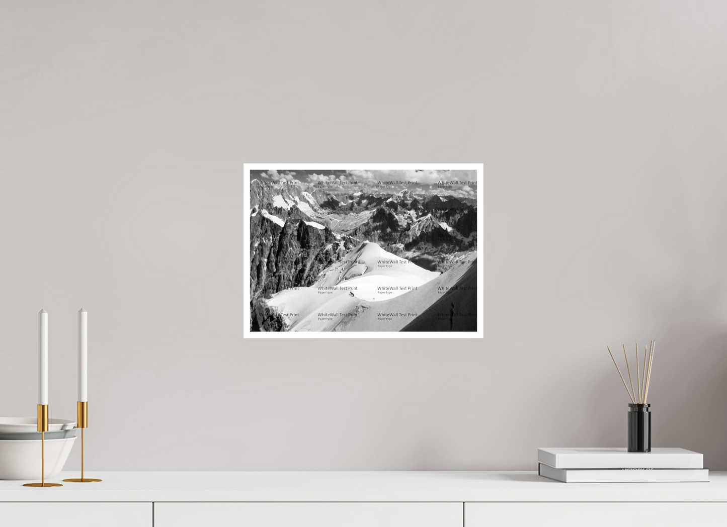 14 x 10″, Photo Print On Ilford Baryta Paper Aiguille du Midi #4