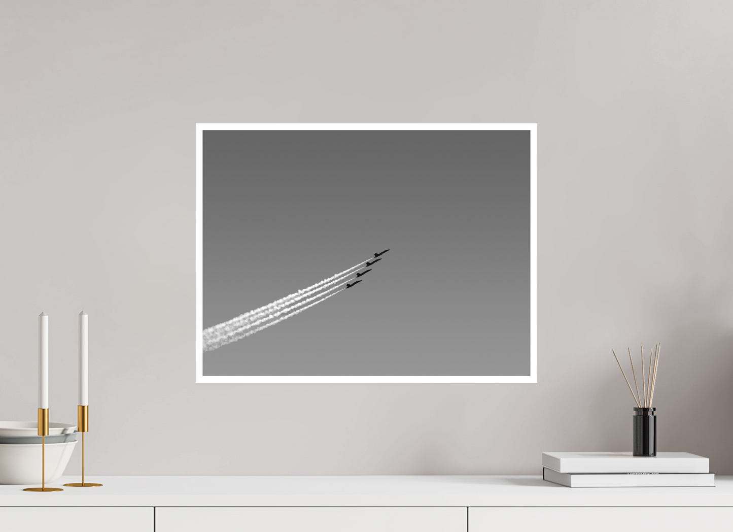 20 x 15″, Ilford B&W Photo Print Under Acrylic Glass Blue Angels #5