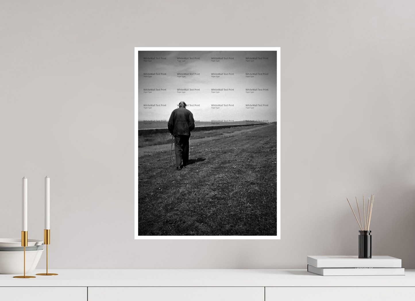 15 x 20″, Photo Print On Ilford Baryta Paper Old Man