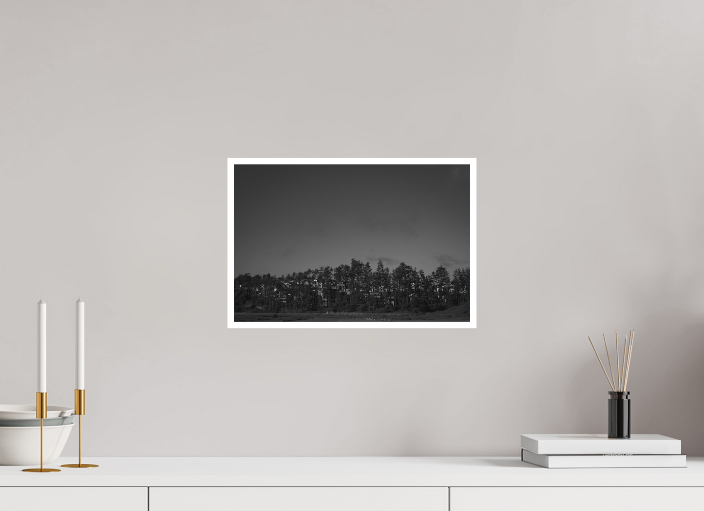 15 x 10″, Ilford B&W Photo Print Under Acrylic Glass PNW Landscape #6