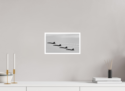 12 x 6.8″, Ilford B&W Photo Print Under Acrylic Glass Blue Angels #14