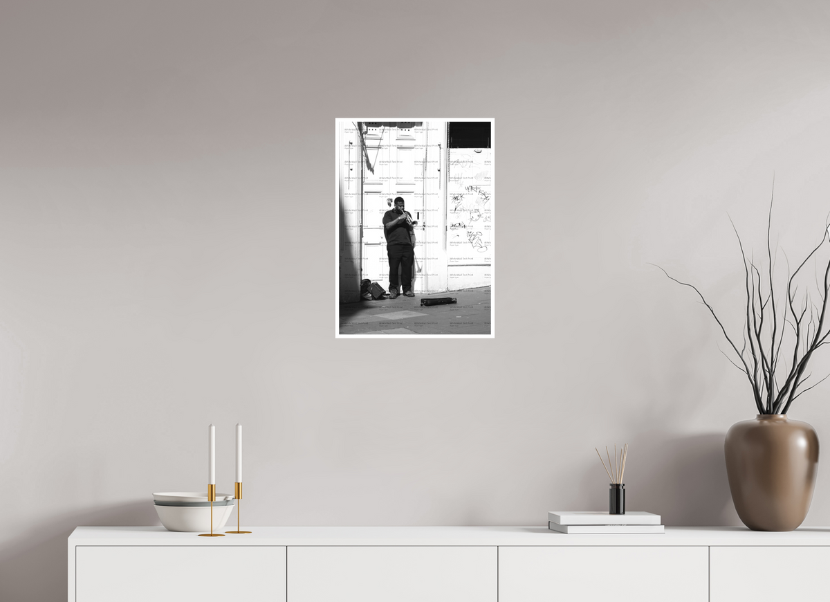 16 x 22.4″, Fine Art Print Blues Man