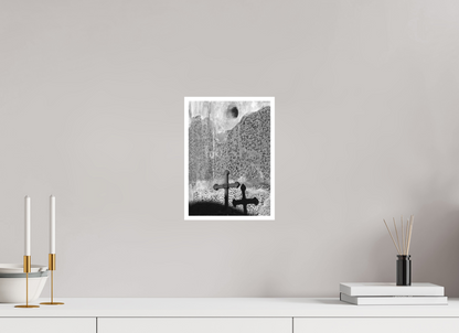 8 x 11.2″, Ilford B&W Photo Print Under Acrylic Glass Mission San Jose de Tumacacori #2