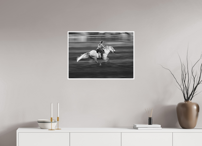 28 x 20″, Ilford B&W Photo Print Under Acrylic Glass Giddyup