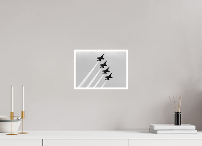 11.2 x 8″, Ilford B&W Photo Print Under Acrylic Glass Blue Angels #12