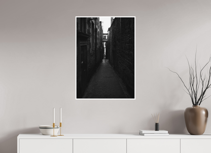 24 x 33.6″, Ilford B&W Photo Print Under Acrylic Glass Anchor Close, Edinburgh