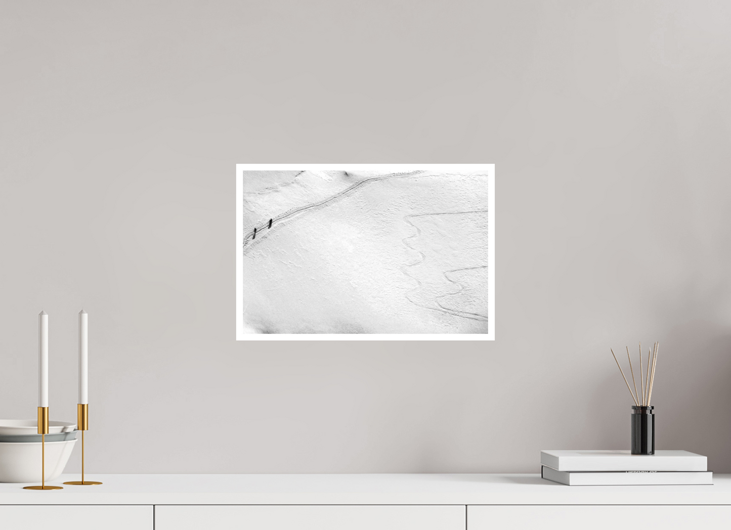 15 x 10″, Ilford B&W Photo Print Under Acrylic Glass Aiguille du Midi #2