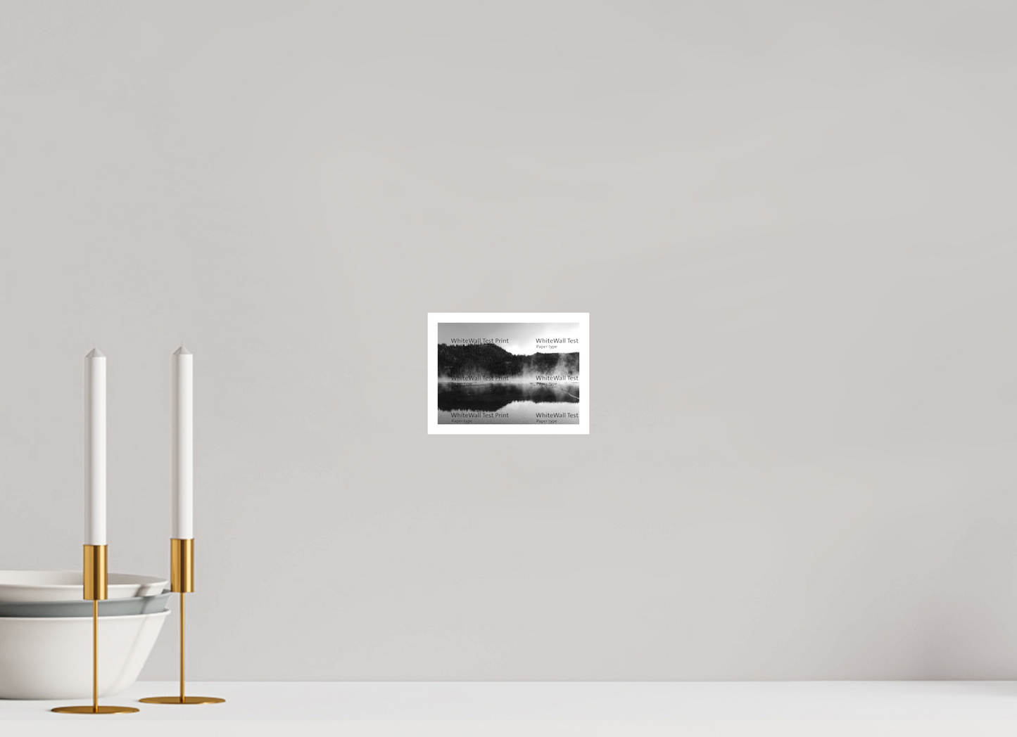 5.6 x 4″, Fine Art Print on Smooth Paper Yellowstone Hot Springs