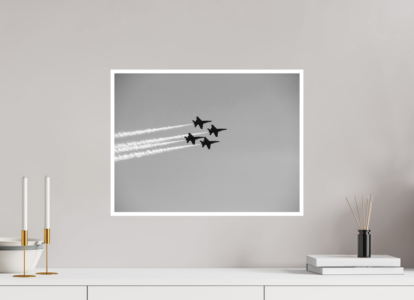 20 x 15″, Ilford B&W Photo Print Under Acrylic Glass Blue Angels #3