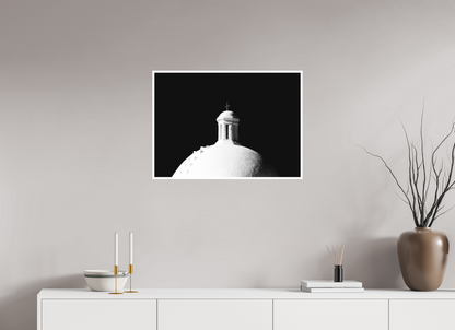 28 x 20″, Ilford B&W Photo Print Under Acrylic Glass Mission San Jose de Tumacacori #1