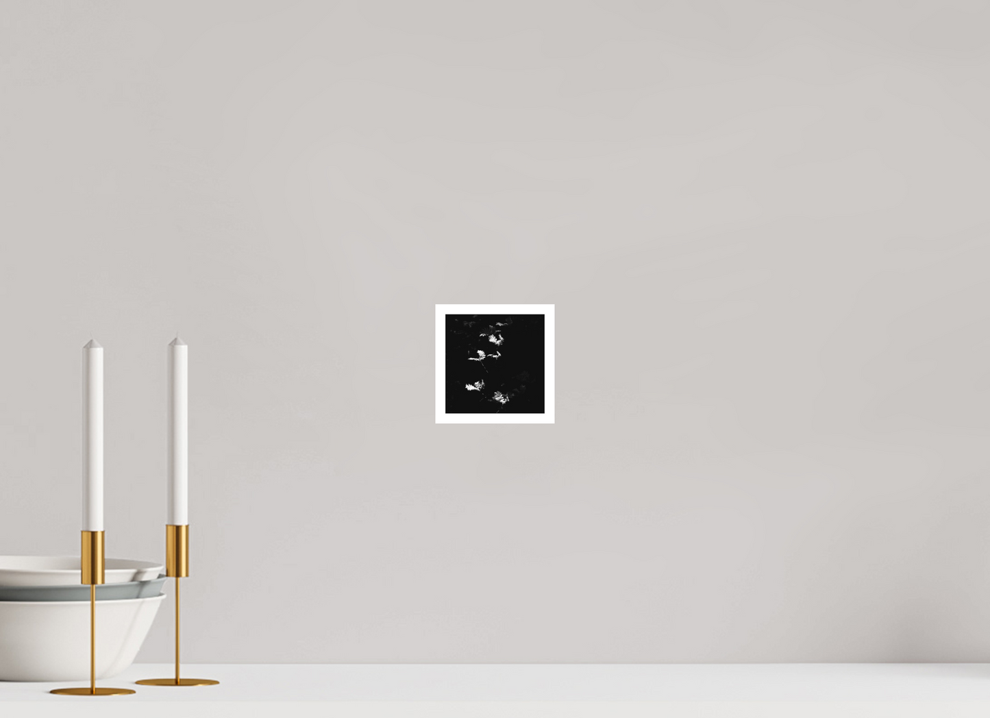 4 x 4″, Ilford B&W Photo Print Under Acrylic Glass Sun Trap