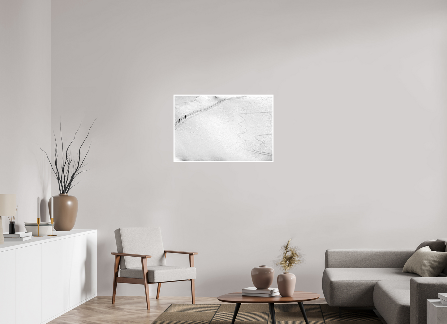 36 x 24″, Ilford B&W Photo Print Under Acrylic Glass Aiguille du Midi #2