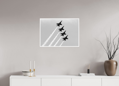 28 x 20″, Ilford B&W Photo Print Under Acrylic Glass Blue Angels #12