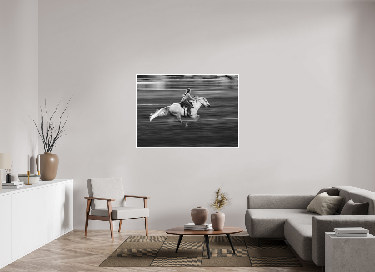 56 x 40″, Fine Art Print Giddyup