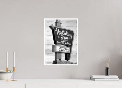 ISO A3 (29,7 x 42 cm), Photo Print On Ilford Baryta Paper Hotel, Motel