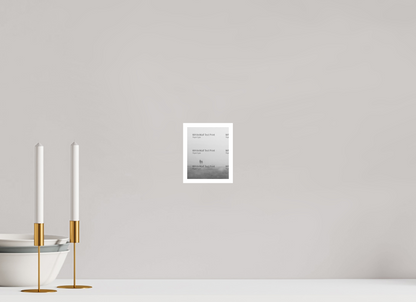 4 x 5″, Fine Art Print on Smooth Paper Swallowed by the Mist