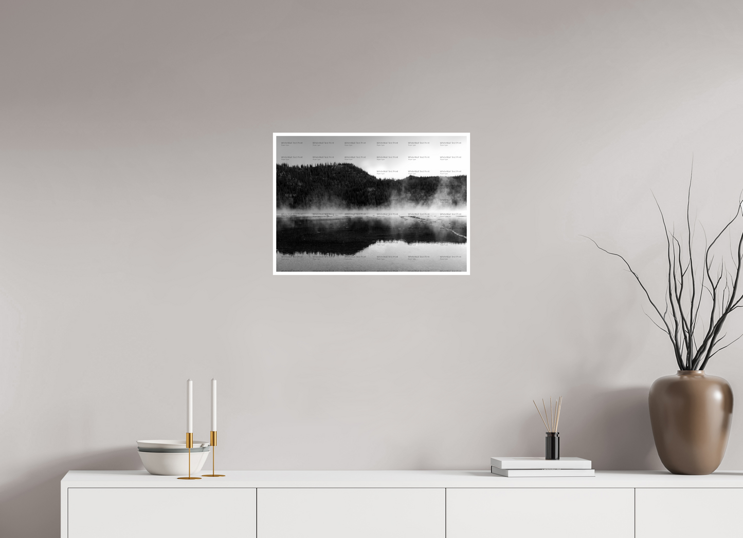 22.4 x 16″, Photo Print On Ilford Baryta Paper Yellowstone Hot Springs