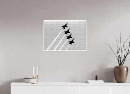 28 x 20″, Photo Print On Ilford Baryta Paper Blue Angels #12