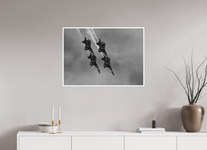 33.6 x 24″, Ilford B&W Photo Print Under Acrylic Glass Blue Angels #8