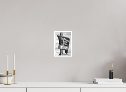 ISO A5 (14,8 x 21 cm), Fine Art Print Hotel, Motel