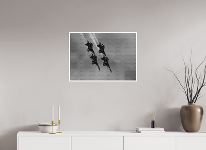 28 x 20″, Photo Print On Ilford Baryta Paper Blue Angels #8