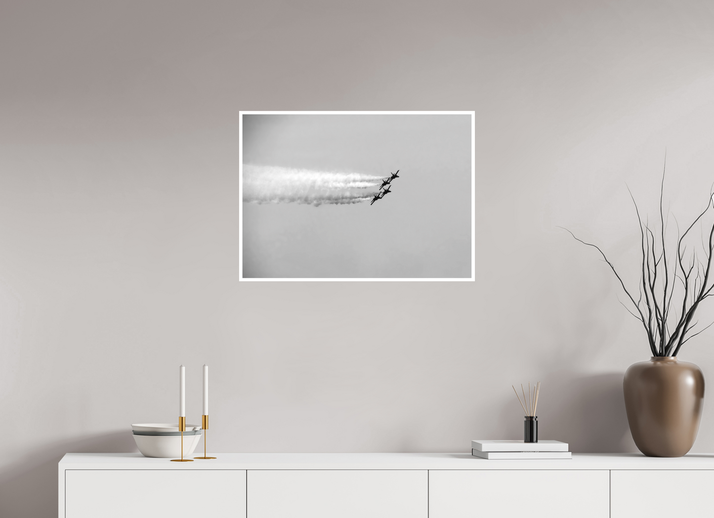 28 x 20″, Ilford B&W Photo Print Under Acrylic Glass Blue Angels #4