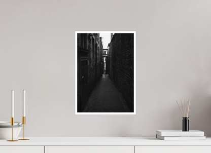 12 x 16.8″, Ilford B&W Photo Print Under Acrylic Glass Anchor Close, Edinburgh